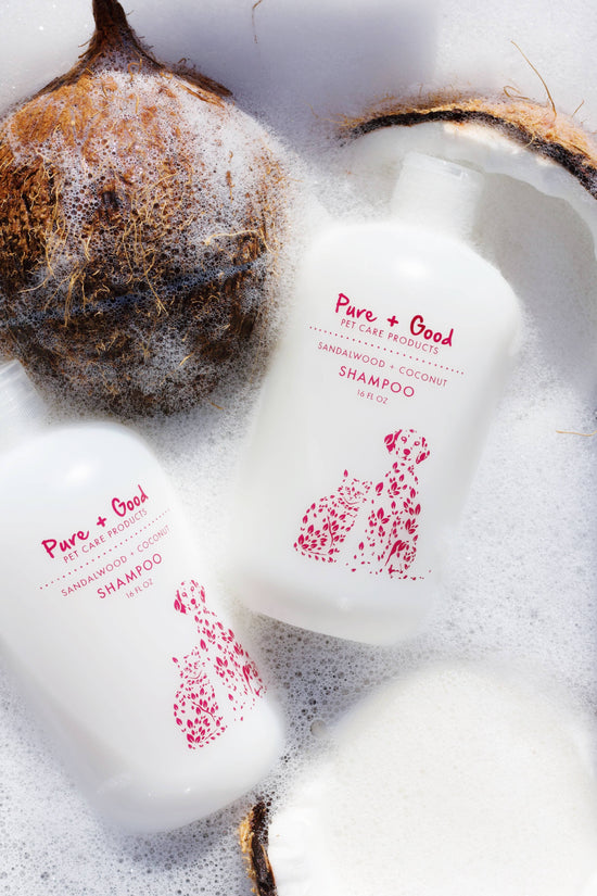 Pure + Good - Dog & Cat Shampoo: Sandalwood + Coconut Image