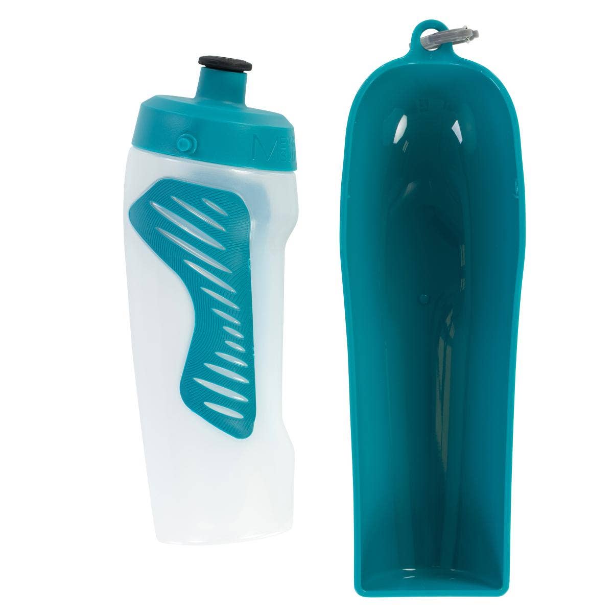 Messy Mutts Travel Water Bottle with Removable Bowl, 16oz Image