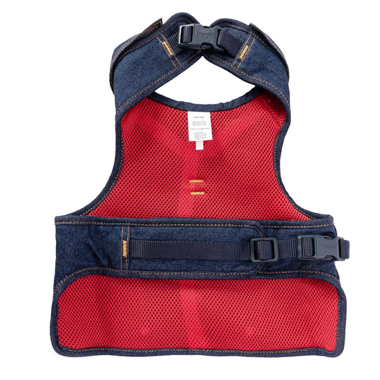 Lexington Pet & Wrangler Pet - Wrangler Denim Vest Harness Dark Wash Image