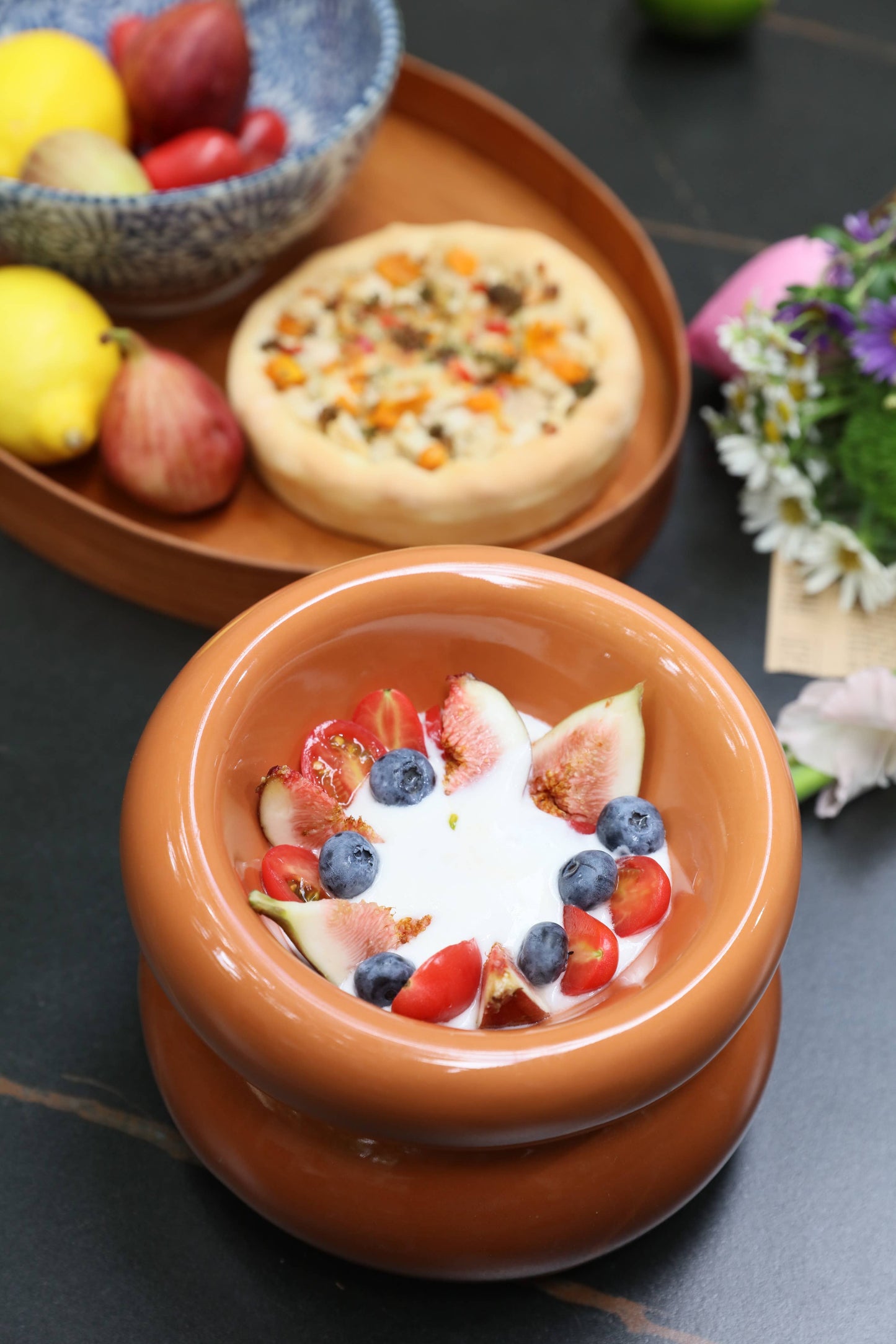 PEHOM - Soufflé Pet Bowl - Rose Pink Image