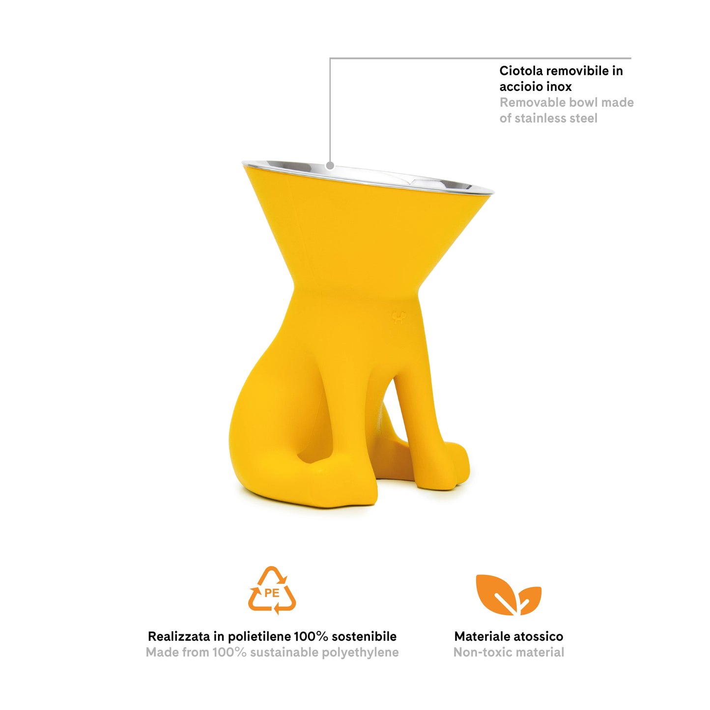 United Pets - Elizabeth: raised dog bowl
