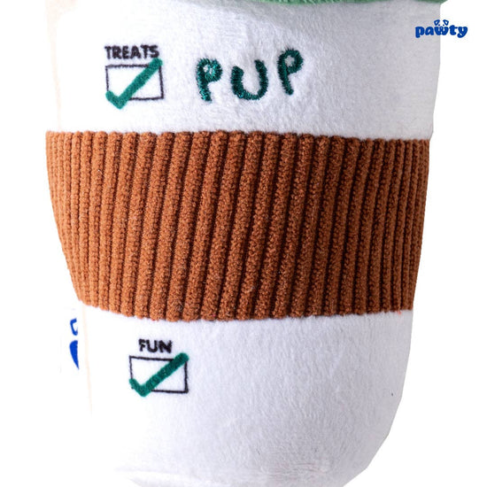 PAWTY Dog Toys - Coffee Cup Image