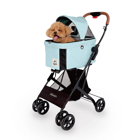 Ibiyaya - Travois Tri-fold Pet Travel System Medium Dog-Cat Stroller Spearmint Image