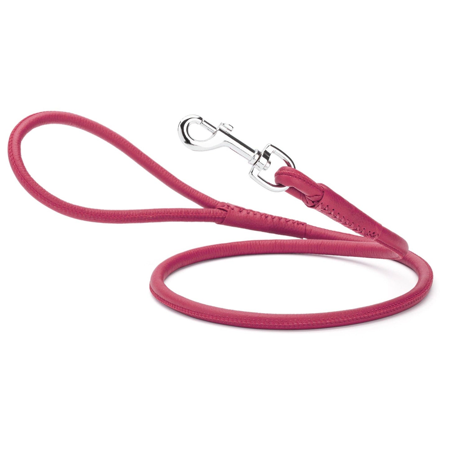 Dogline - Soft Leather Round Lead 4' Image
