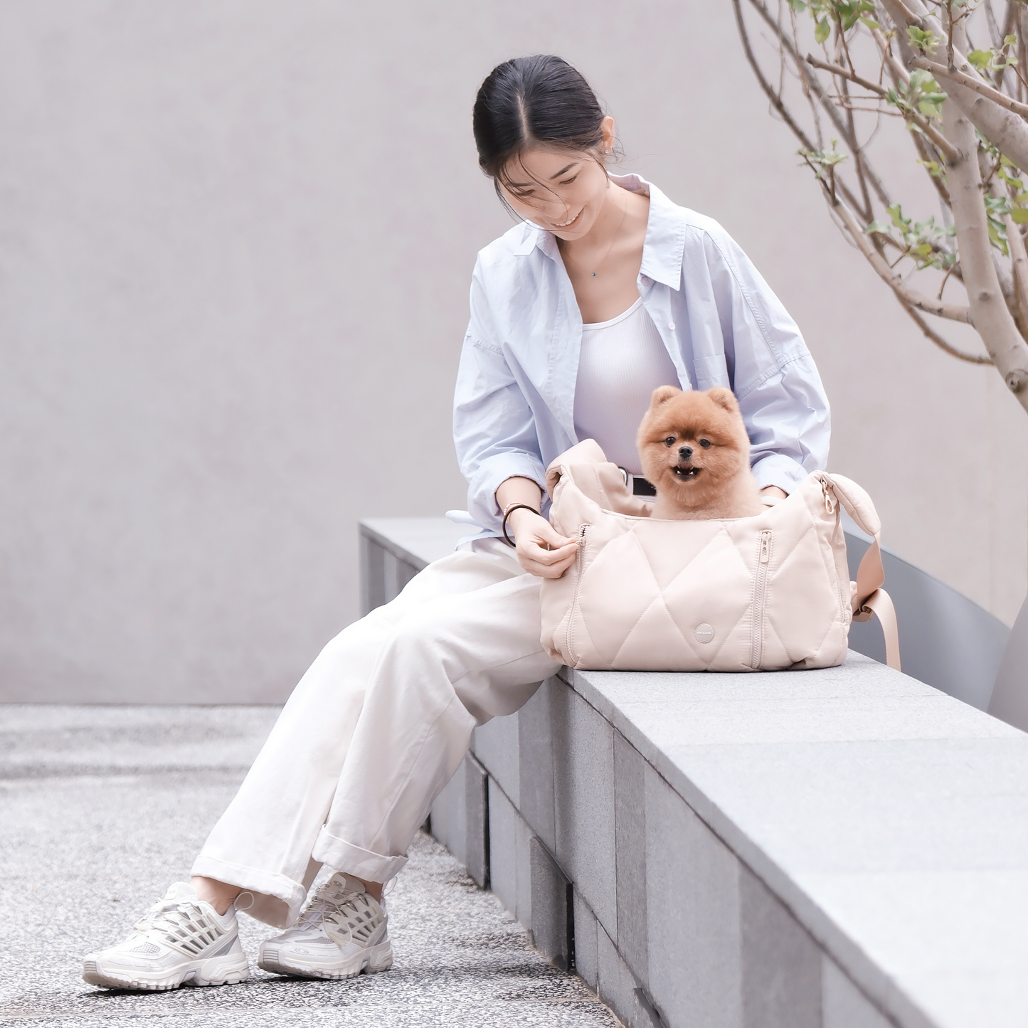 Pups & Bubs - Cloud Crossbody Pet Carrier | Dog & Cat Carrier | 2 Colors Image