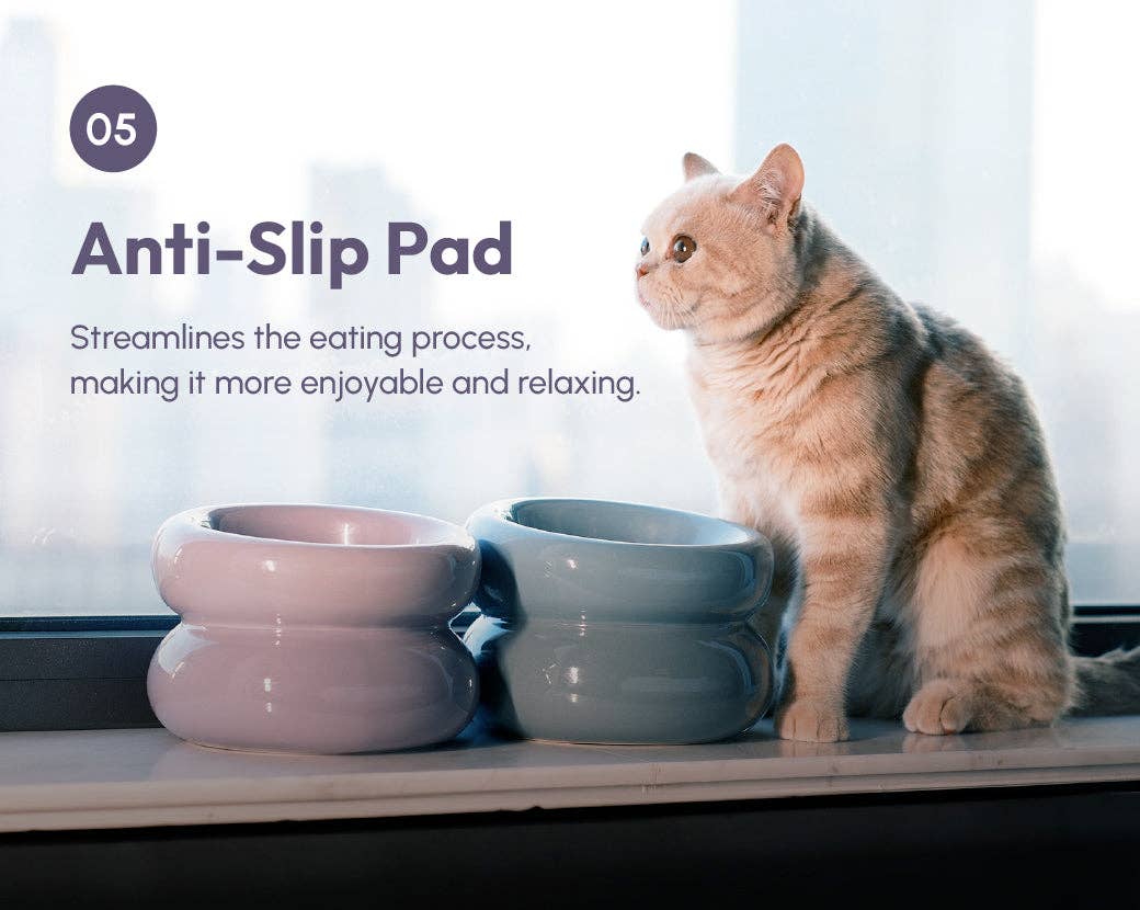 PEHOM - Soufflé Pet Bowl - Purple Image