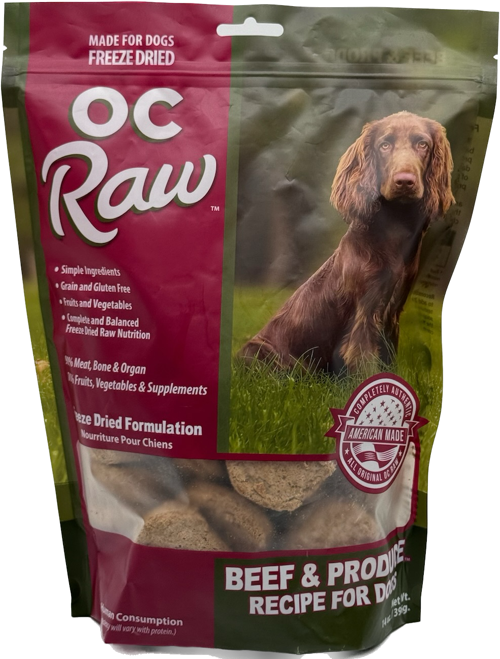 Oc Raw OC RAW Complete and Balanced Freeze Dried Dog Food – The Dog Bar