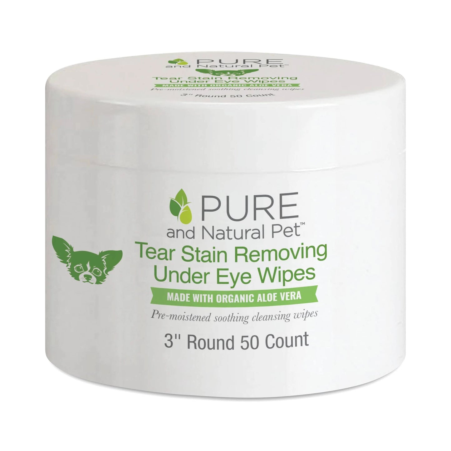 PURE and Natural Pet Tear Stain Removing Wipes  Image