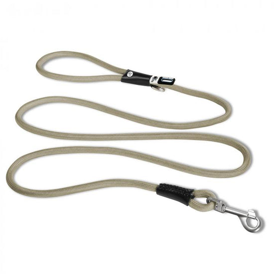 Load image into Gallery viewer, Curli Stretch Comfort Leash Light -Tan Small thin 6 Ft Image
