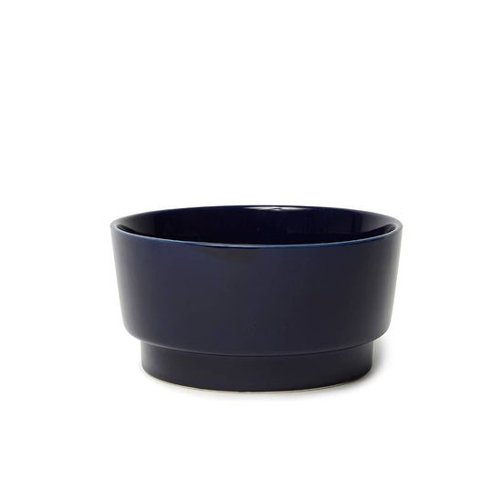 Waggo Glossy Ceramic Dog Bowls Navy Image