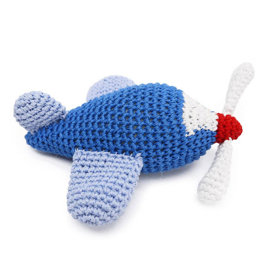 Load image into Gallery viewer, Dogo Pet - Crochet Toy - Airplane  Image
