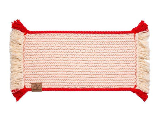 Cotton Rope Placemats Red Image