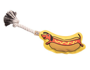 
            
                Load image into Gallery viewer, Hot Dog Rope Toy  Image
            
        