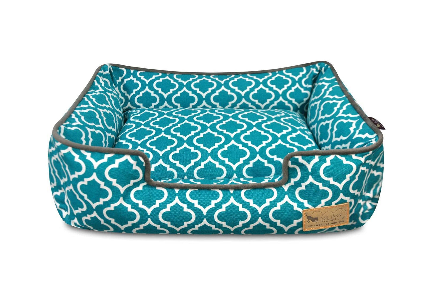 P.L.A.Y. Pet Lifestyle and You - Moroccan Lounge Bed - Teal (Large)  Image