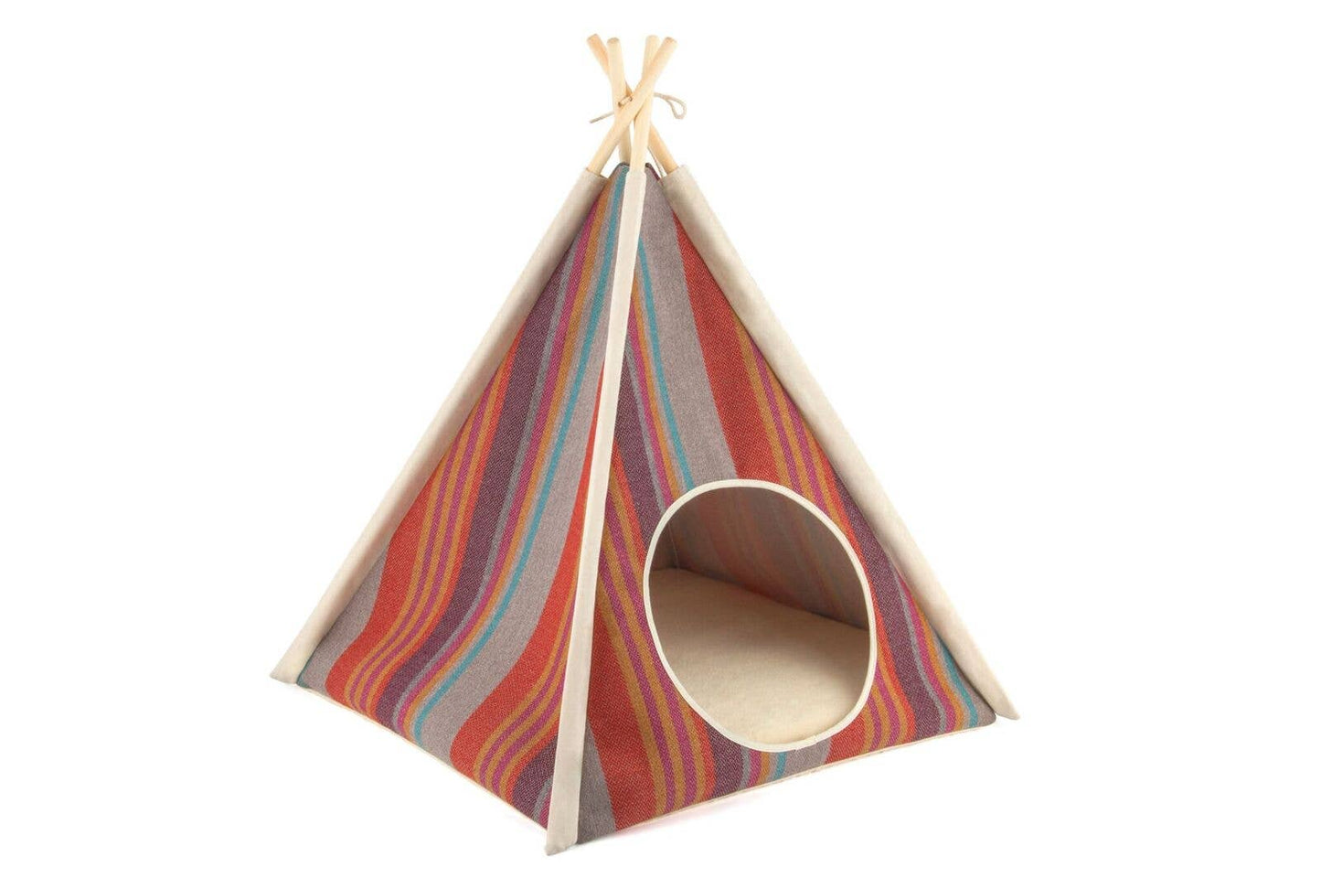 Load image into Gallery viewer, P.L.A.Y. Pet Lifestyle and You - Horizon Teepee _ Desert 24.8 x 24.8 x 29.1 Image
