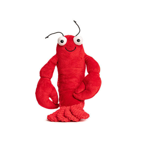 Load image into Gallery viewer, fabdog - Floppy Lobster Plush Dog Toy: Small  Image
