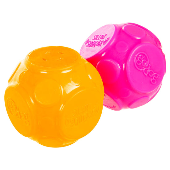 Pet Palette Distribution - goDog Silent Squeaker Ball 2 - pack  Image