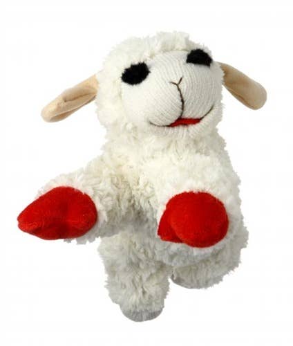 Multipet Lamb Chop Plush Dog Toy Jumbo 24"  Image