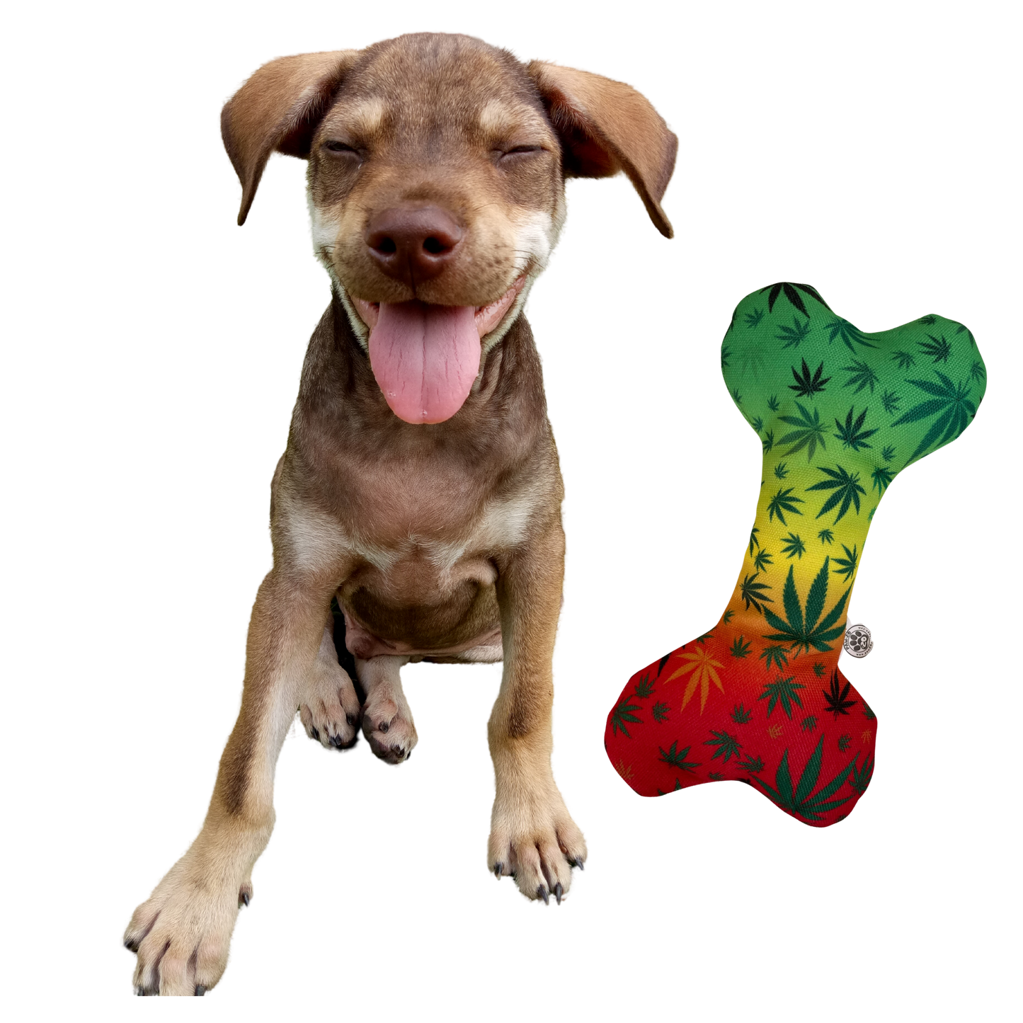 PAW:20 - Stoned to da Bone 420 Dog Toy 🐶  Marijuana, Weed Themed  Image