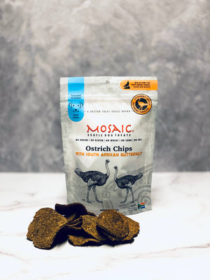 Mosaic Butternut Infused South African Ostrich Chips Treats  Image