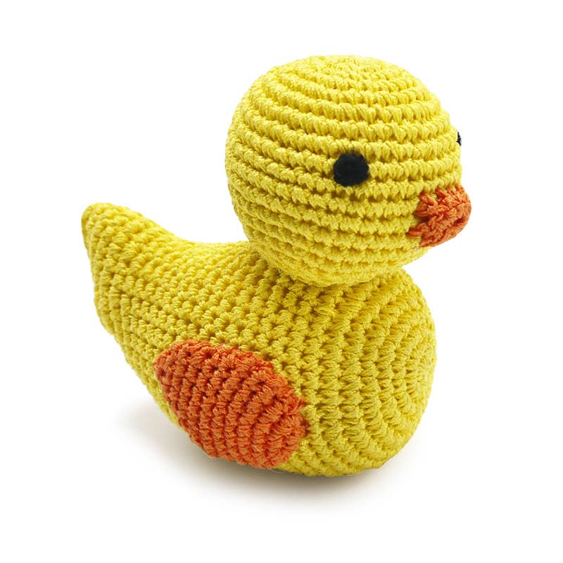 Dogo Pet Duck Crochet Toy  Image