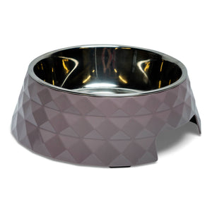 Diamond Melamine Stainless Steel Dog Bowls  Image