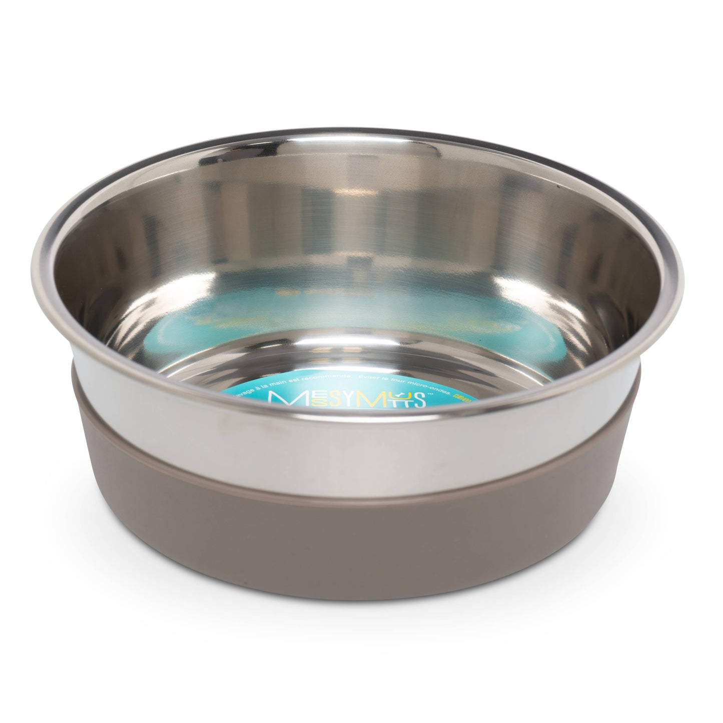 Messy Mutts Heavy Stainless Bowl w/Removable Silicone Base M  Image
