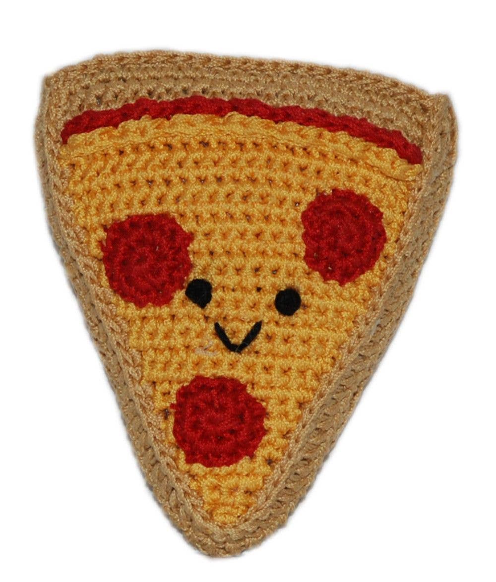 Knit Knack Foodies Organic Cotton Toys Pizza Image