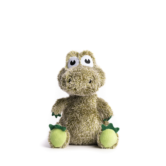 fabdog - Fluffy Alligator Plush Dog Toy: Small  Image