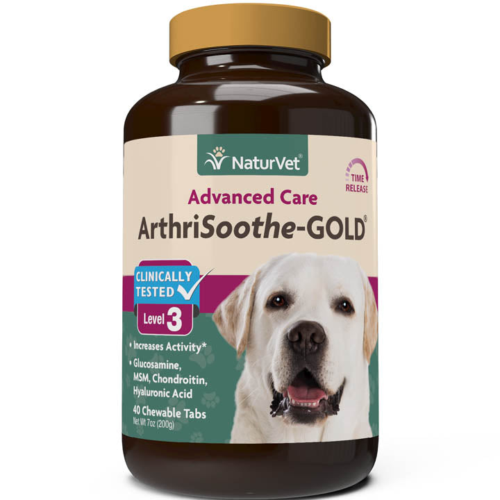 NaturVet ArthriSooth Gold Chewable Tablets Supplement  Image