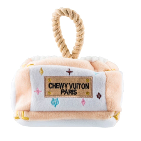 Load image into Gallery viewer, Chewy Vuiton Activity Trunk Toys White Image
