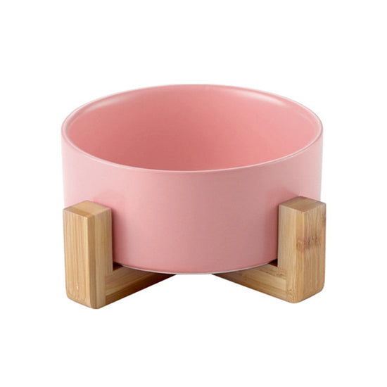 Bamboo Base Ceramic Bowls Small Image