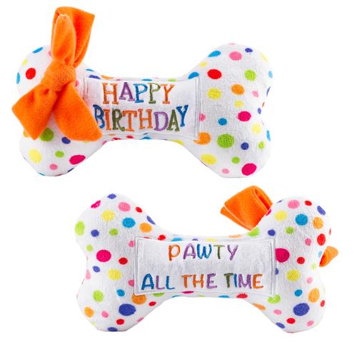 Happy Birthday Plush Bone Toys  Image