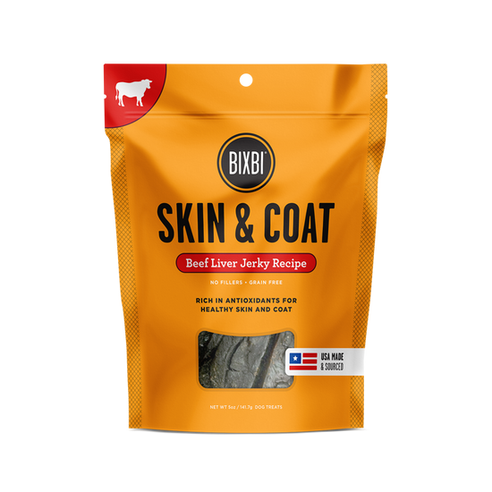 Bixbi Jerky for Skin & Coat Dog Treats  Image