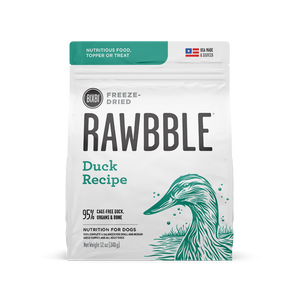 
            
                Load image into Gallery viewer, RAWBBLE® FREEZE DRIED DOG FOOD Duck Image
            
        