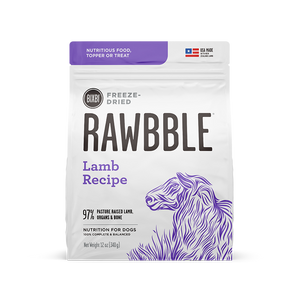 
            
                Load image into Gallery viewer, RAWBBLE® FREEZE DRIED DOG FOOD Lamb Image
            
        