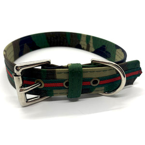 
            
                Load image into Gallery viewer, Dog Bar Camo Designer Inspired Adjustable Collar  Image
            
        