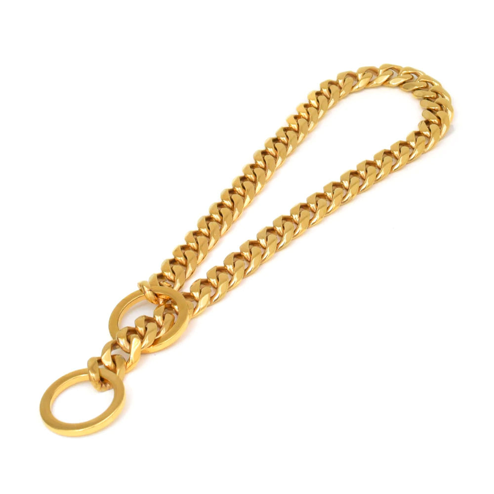 Cuban Link Luxury Chain Collars Gold Image