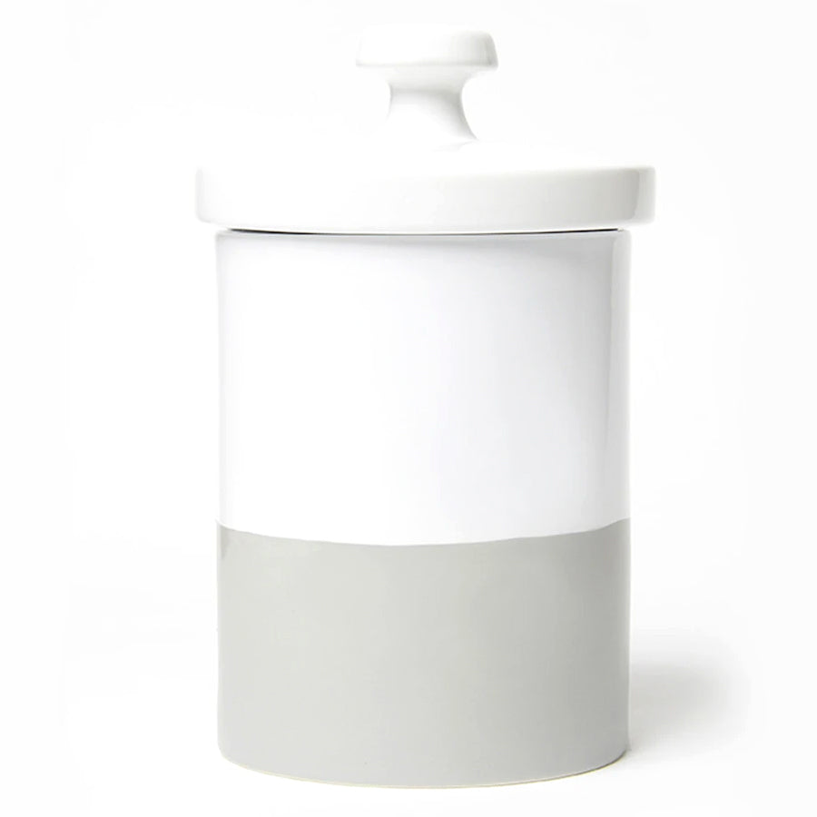 Waggo Color-Dipped Ceramic Treat Jars Grey Image