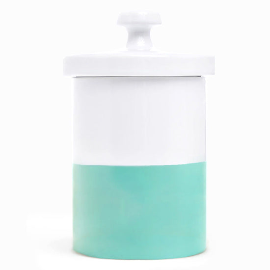 Waggo Color-Dipped Ceramic Treat Jars Mint Image