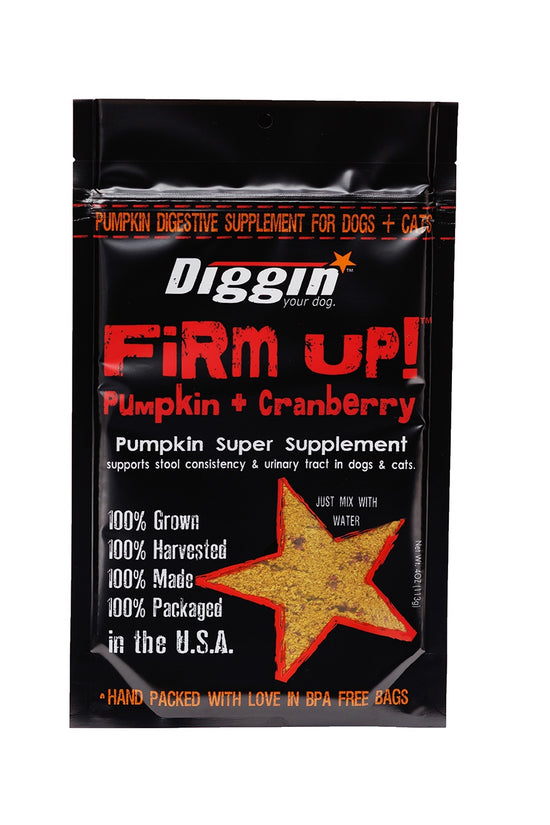 Load image into Gallery viewer, Diggin&amp;#39; Your Dog Firm Up Pumpkin  Digestive Aid Pumpkin and cranberry Image
