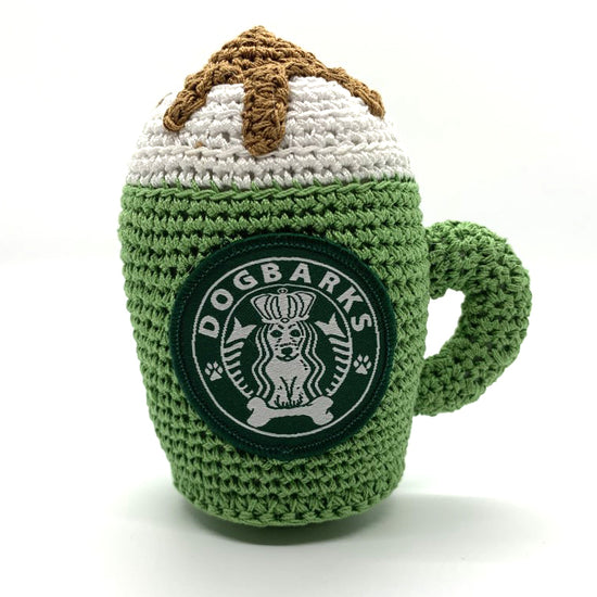 Dogbarks Knit Coffee Toy  Image