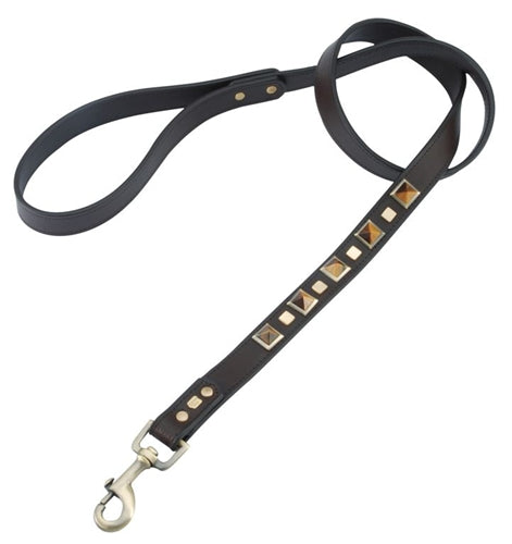 Load image into Gallery viewer, Dosha Rock and Roll Leashes Tiger&amp;#39;s Eye Image
