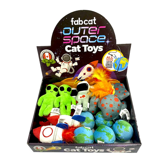 Load image into Gallery viewer, Fabcat Outer Space Cat Toys  Image
