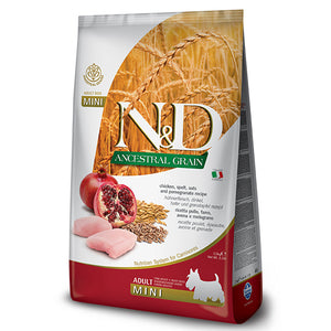 Farmina N&D Ancestral Grains for Adult Mini Breeds Dry Dog Food  Image