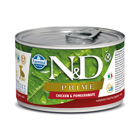 Farmina N&D Prime Dog Food Cans Chicken & Pomegranate for Puppies Image