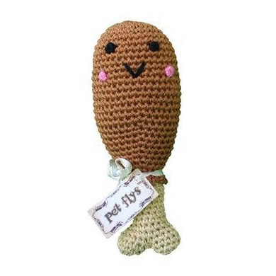 Knit Knack Foodies Organic Cotton Toys Drumstick Image