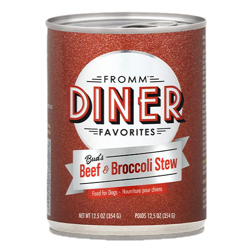 Fromm Diner Favorites Canned Food Bud's Beef & Broccoli Stew Image