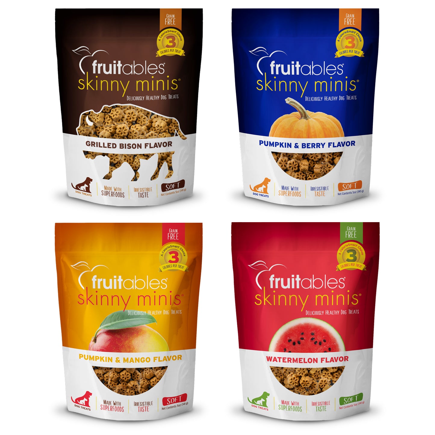 Fruitables Skinny Minis Soft Dog Treats - Main Image