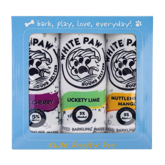 White Paw Plush Drink Toys Three-Pack Image